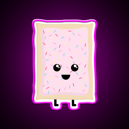 Strawberry Milkshake Pop Tart Snack Food Led Neon Sign Rgb Color - Shineneon