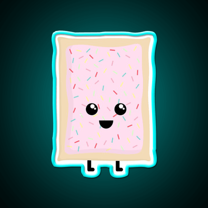 Strawberry Milkshake Pop Tart Snack Food Led Neon Sign Rgb Color - Shineneon