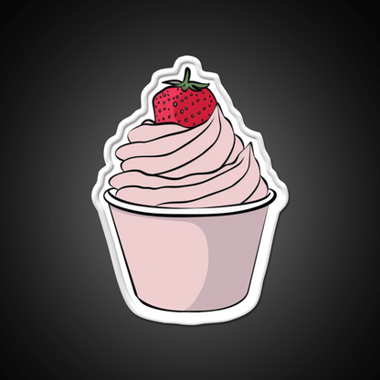 Strawberry Mousse Snack Food Led Neon Sign Rgb Color - Shineneon