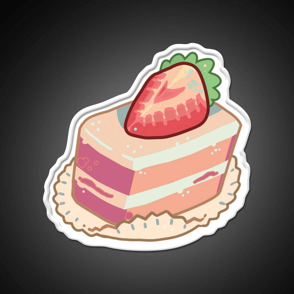 Strawberry Shortcake Food Snack Food Led Neon Sign Rgb Color - Shineneon