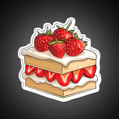 Strawberry Shortcake Snack Food Led Neon Sign Rgb Color - Shineneon