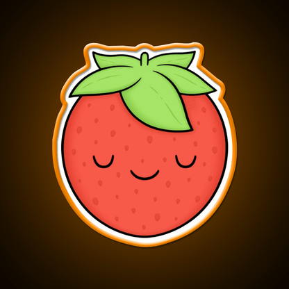Strawberry Snack Food Led Neon Sign Rgb Color - Shineneon