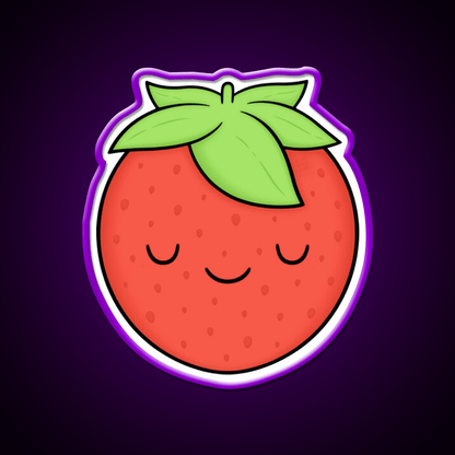 Strawberry Snack Food Led Neon Sign Rgb Color - Shineneon