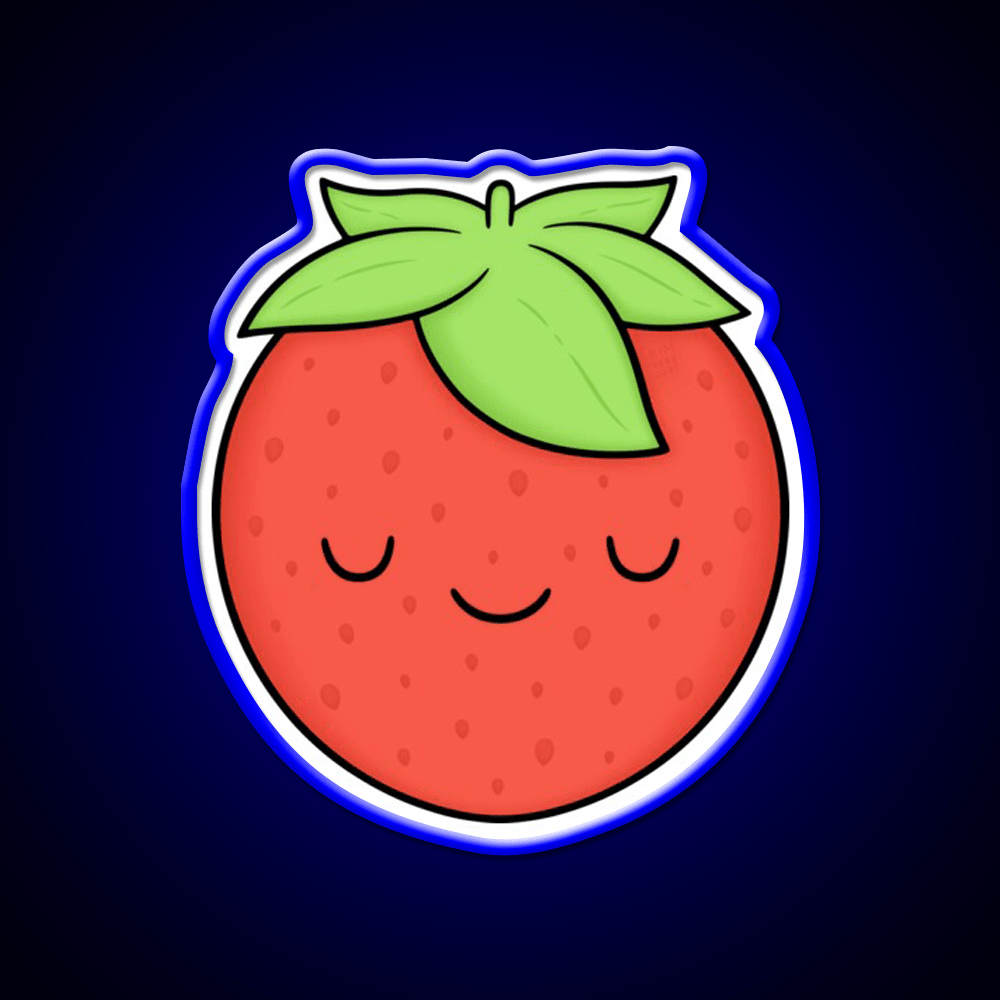Strawberry Snack Food Led Neon Sign Rgb Color - Shineneon
