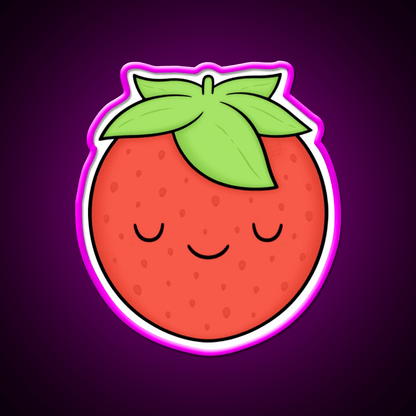 Strawberry Snack Food Led Neon Sign Rgb Color - Shineneon