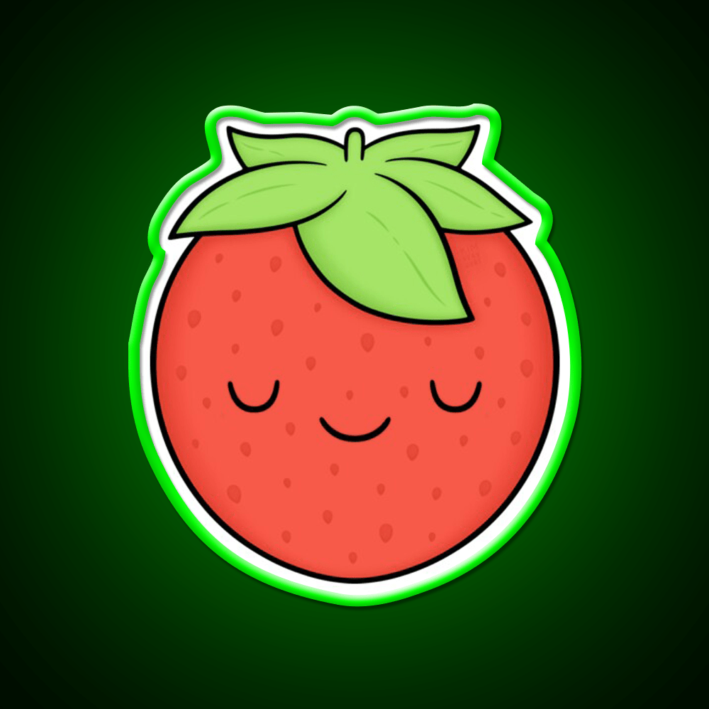 Strawberry Snack Food Led Neon Sign Rgb Color - Shineneon