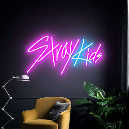 Stray Kids Led Neon Sign K - Pop Room Wall - Shineneon