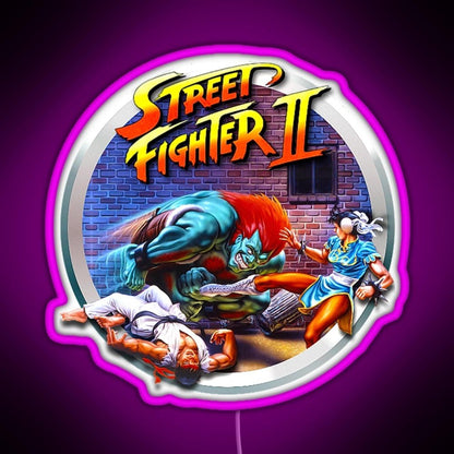 Street Fighter Ii Rgb Neon Sign - Shineneon