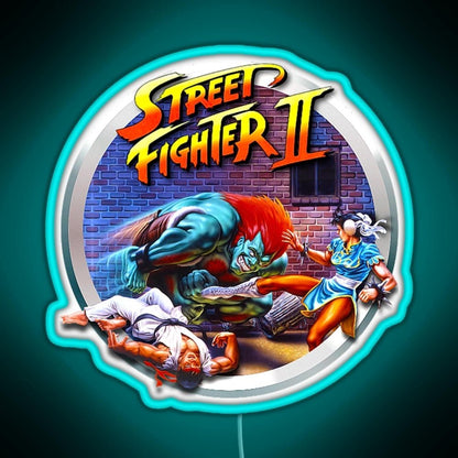 Street Fighter Ii Rgb Neon Sign - Shineneon