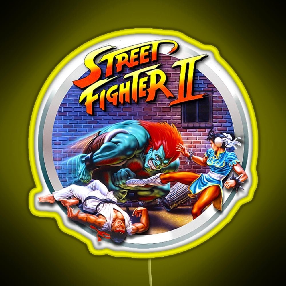 Street Fighter Ii Rgb Neon Sign - Shineneon