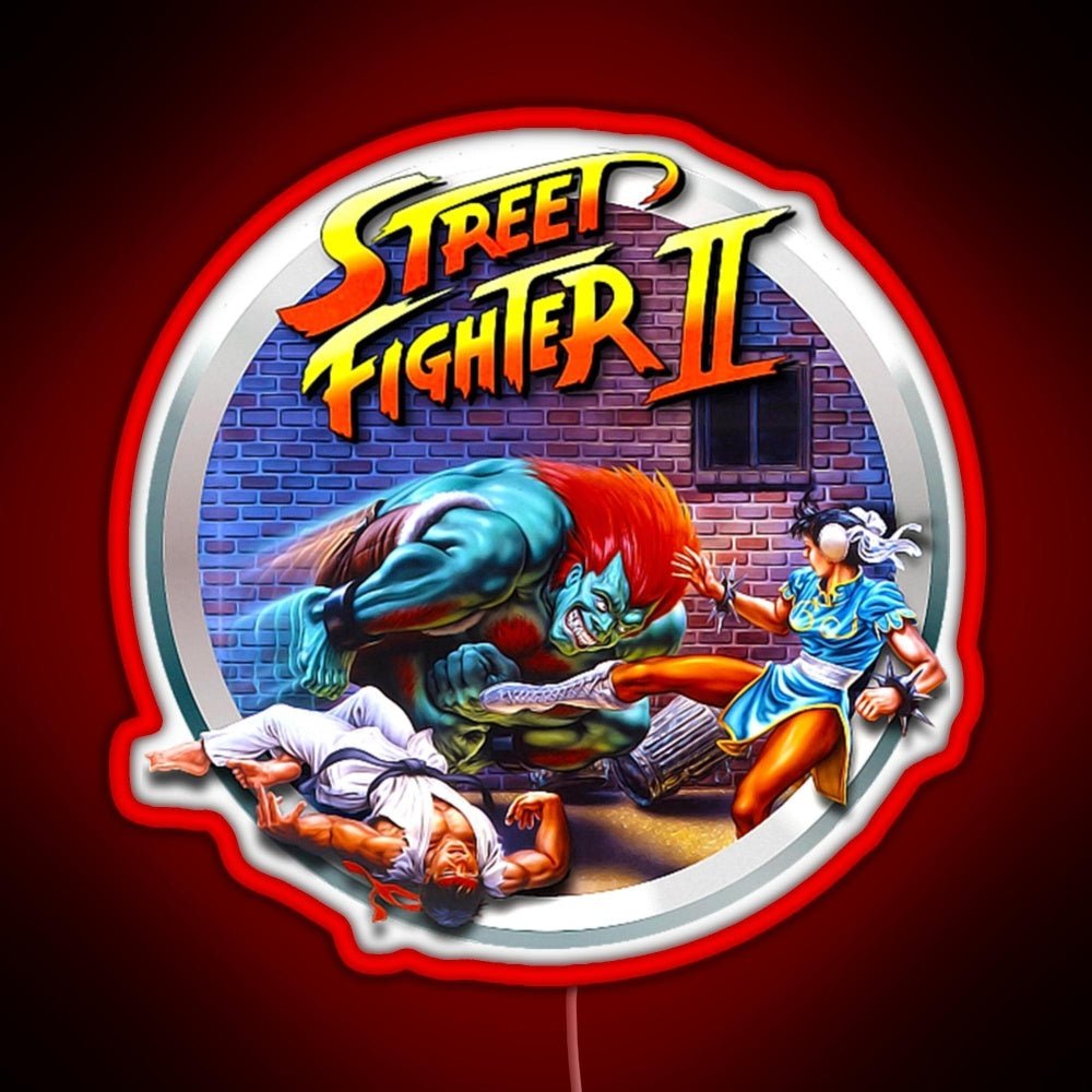 Street Fighter Ii Rgb Neon Sign - Shineneon