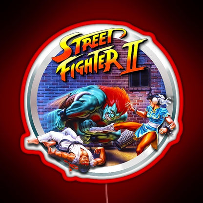 Street Fighter Ii Rgb Neon Sign - Shineneon