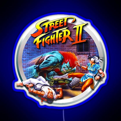 Street Fighter Ii Rgb Neon Sign - Shineneon
