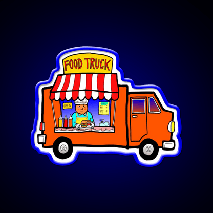 Street Food Truck Fast Food Led Neon Sign For Burger Place Rgb Color - Shineneon