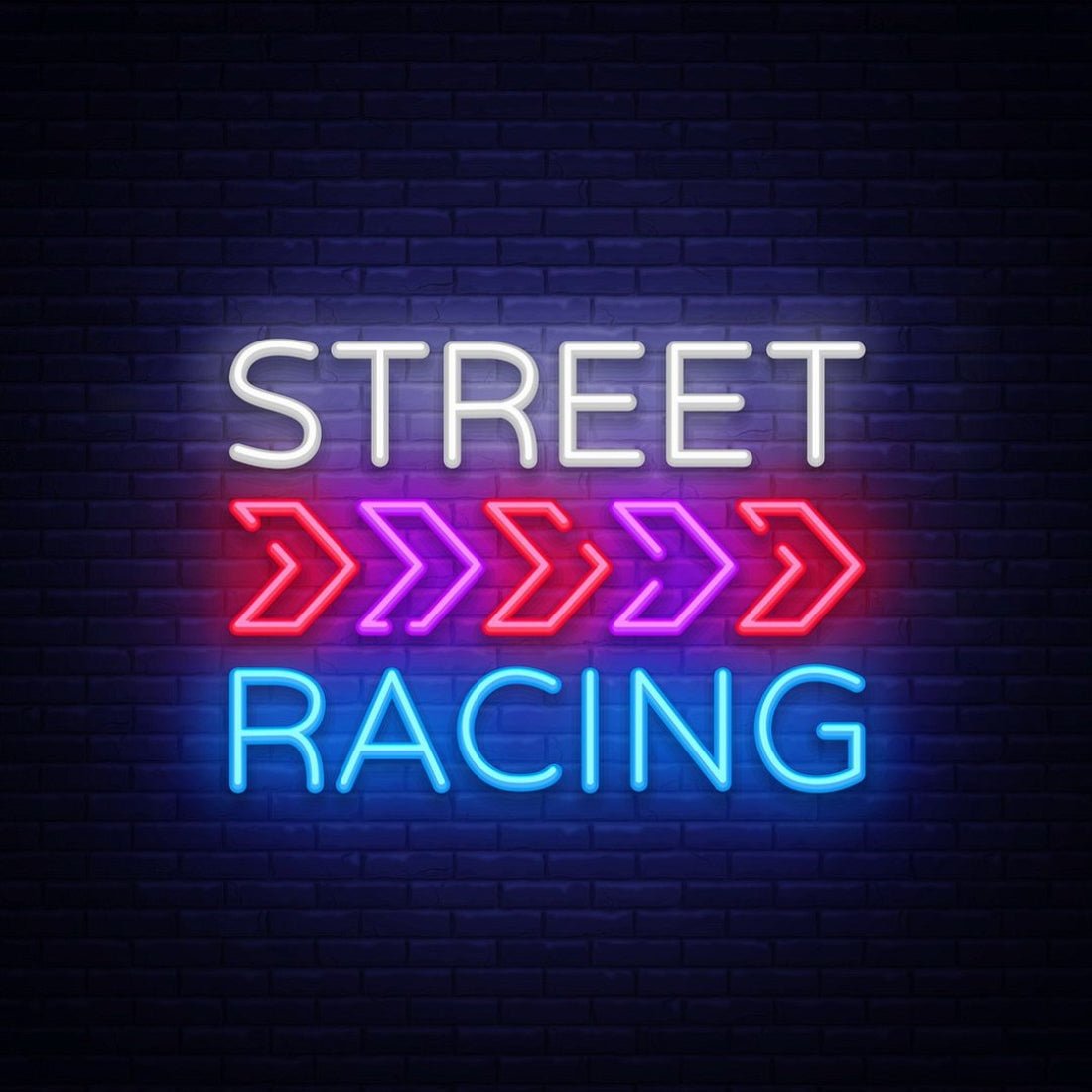 Street Racing Arrow Led Sign Business Neon Sign - Shineneon
