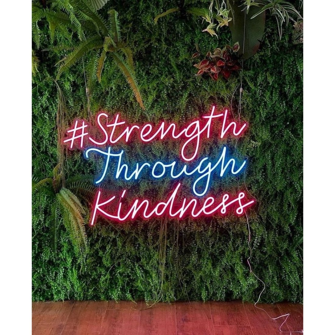 Strength Through Kindness Led Sign Business Neon Sign - Shineneon