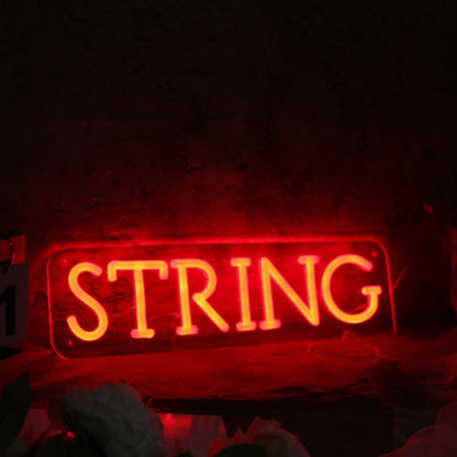 String Red Led Neon Sign - Shineneon