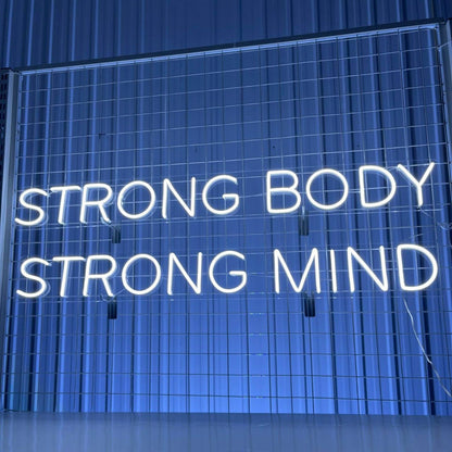 Strong Body Strong Mind Led Neon Sign Neon Led Sign | Shineneon