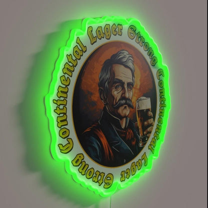 Strong Continental Lager Rgb Led Neon Sign - Shineneon
