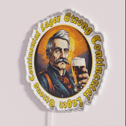 Strong Continental Lager Rgb Led Neon Sign - Shineneon