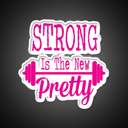 Strong Is The New Pretty Gym Fitness Led Neon Sign Rgb Color