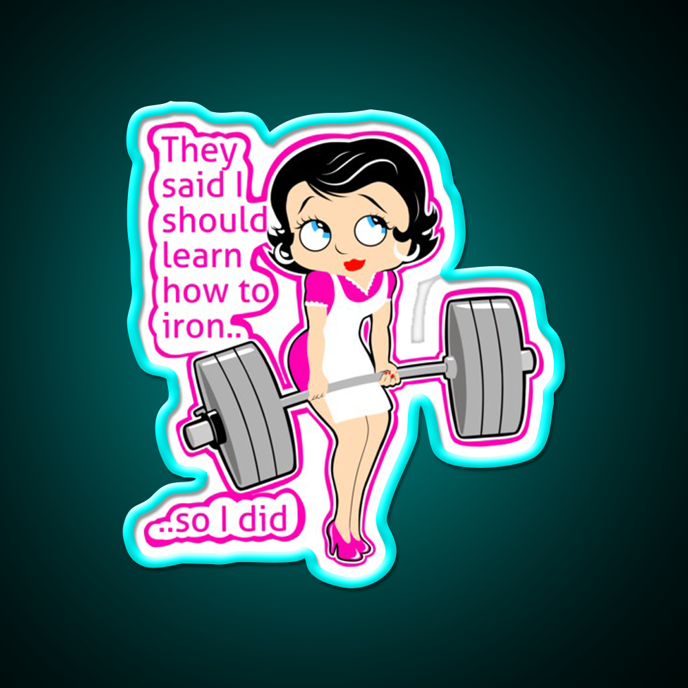 Strong Moms Who Lift Weights Fitness Funny Gym Fitness Led Neon Sign Rgb Color