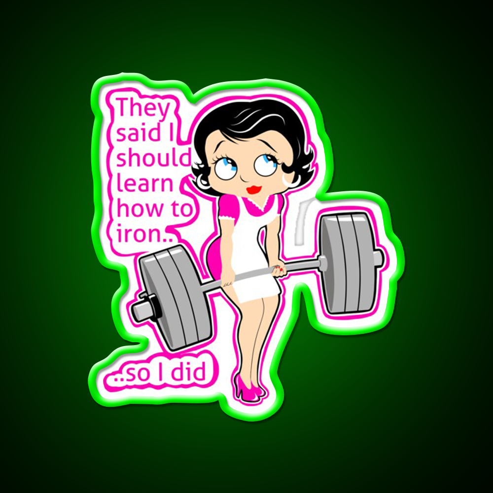 Strong Moms Who Lift Weights Fitness Funny Gym Fitness Led Neon Sign Rgb Color