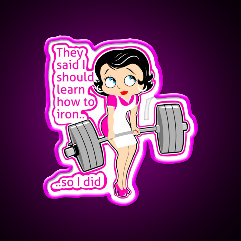 Strong Moms Who Lift Weights Fitness Funny Gym Fitness Led Neon Sign Rgb Color