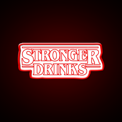 Stronger Drinks Cocktail Bar Decor Led Neon Sign Rgb Color - LED neon sign view 10