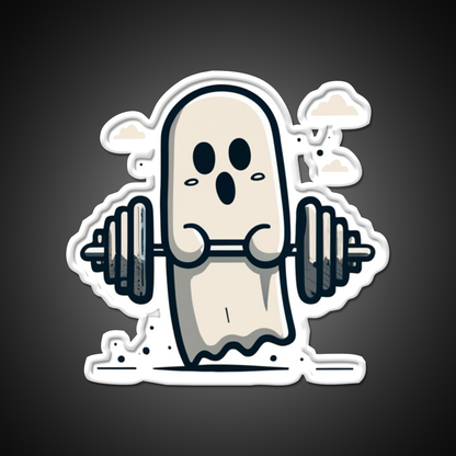 Strongman Ghost Gym Fitness Led Neon Sign Rgb Color