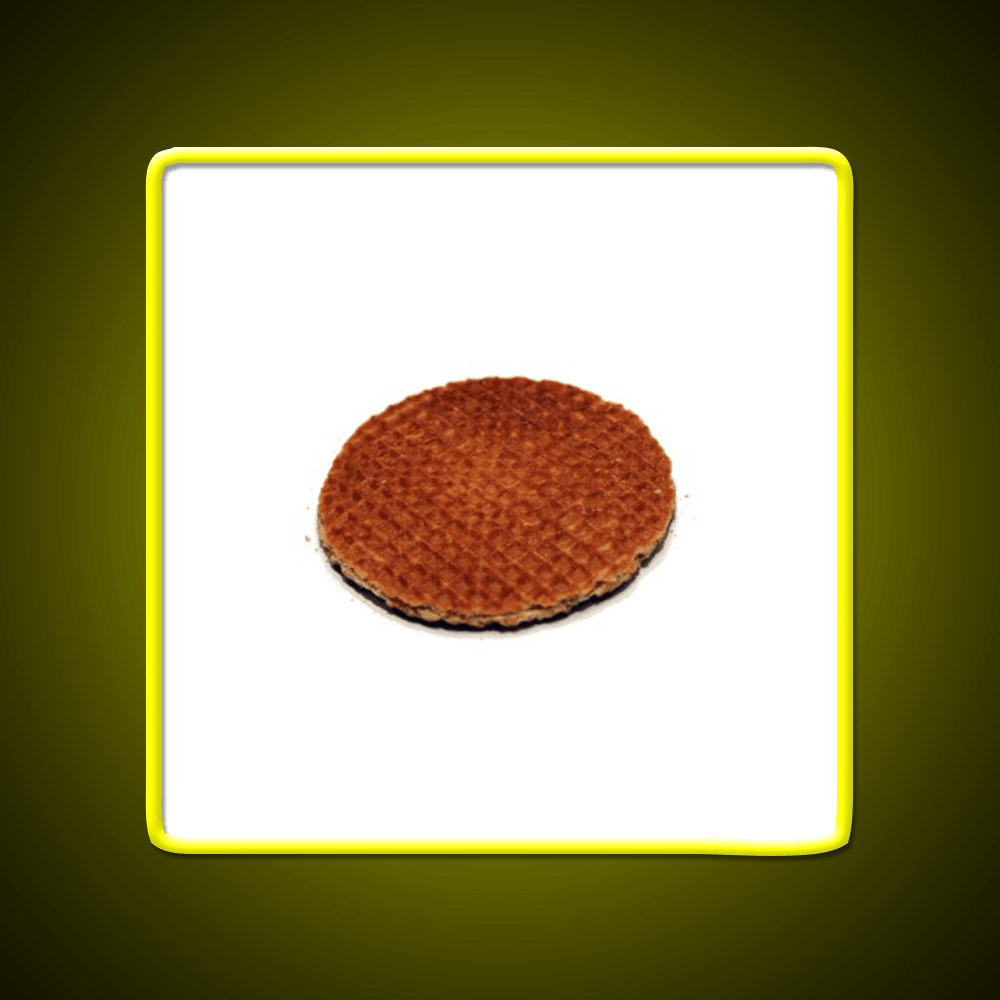 Stroopwafel Snack Food Led Neon Sign Rgb Color - Shineneon