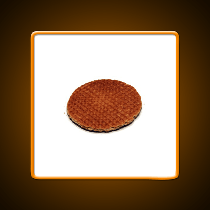Stroopwafel Snack Food Led Neon Sign Rgb Color - Shineneon