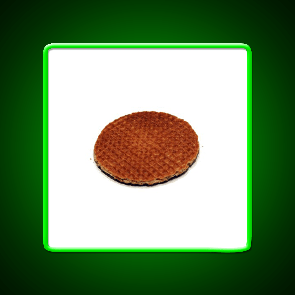 Stroopwafel Snack Food Led Neon Sign Rgb Color - Shineneon