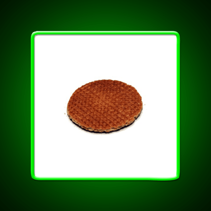 Stroopwafel Snack Food Led Neon Sign Rgb Color - Shineneon