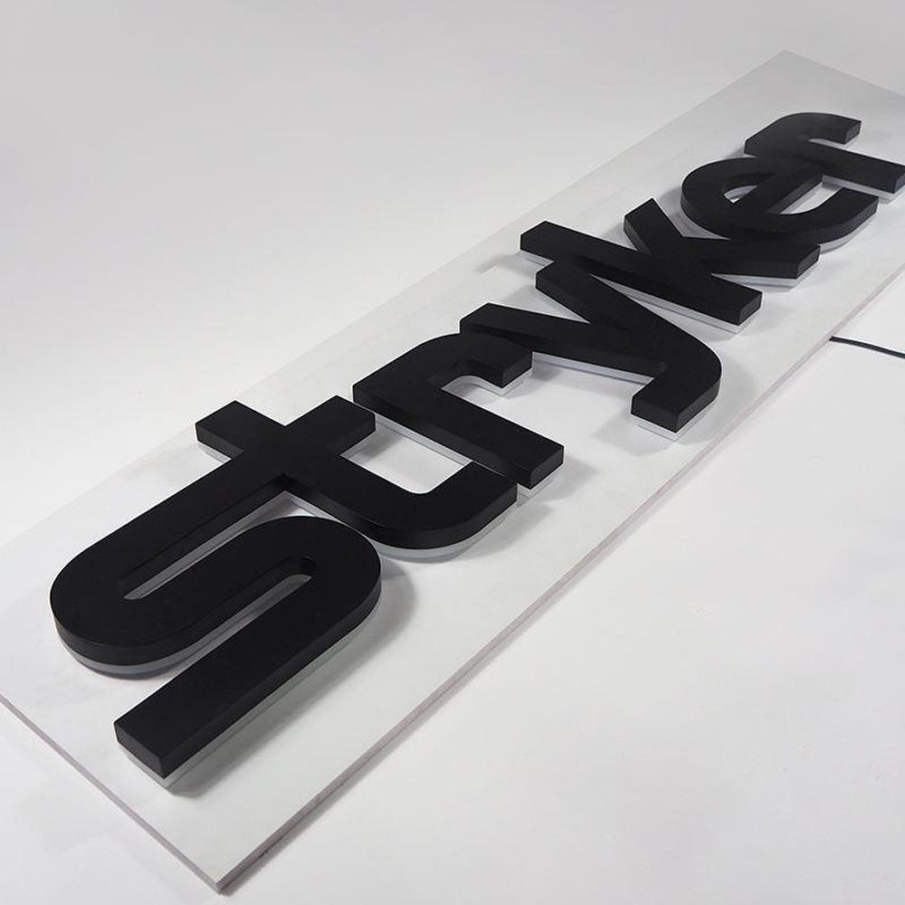 Stryker 3D Backlit Letters Business Metal Led Sign - Shineneon