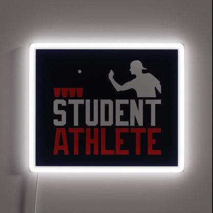 Student Athlete Beer Pong Rgb Led Neon Sign - Shineneon