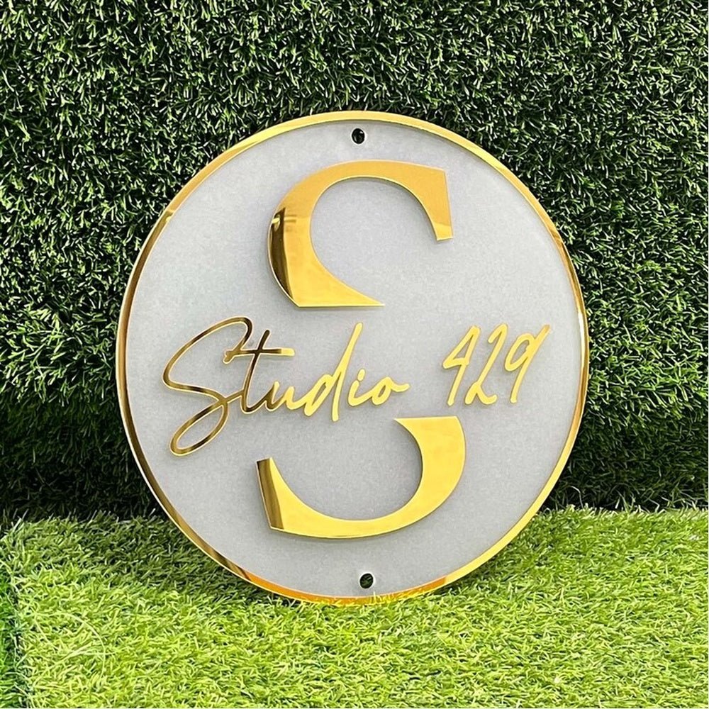 Studio 429 Acrylic Business Logo Sign - Shineneon