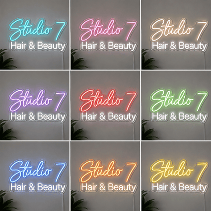 Studio 7 Hair And Beauty LED Neon Sign - Shineneon