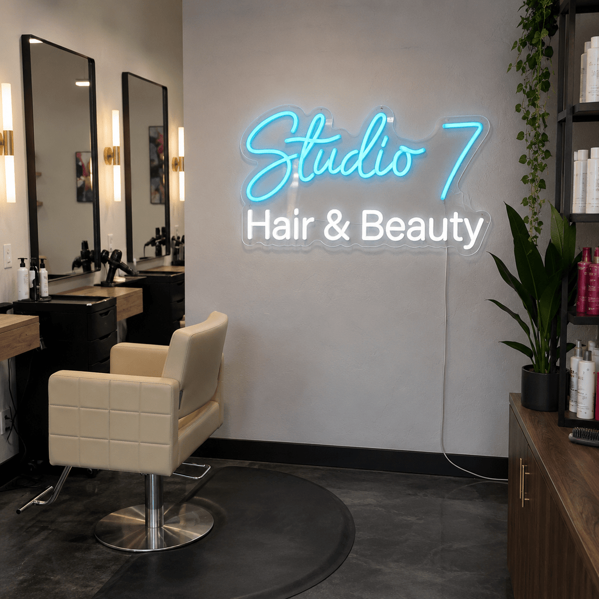 Studio 7 Hair And Beauty LED Neon Sign - Shineneon