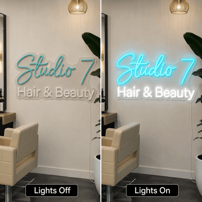Studio 7 Hair And Beauty LED Neon Sign - Shineneon
