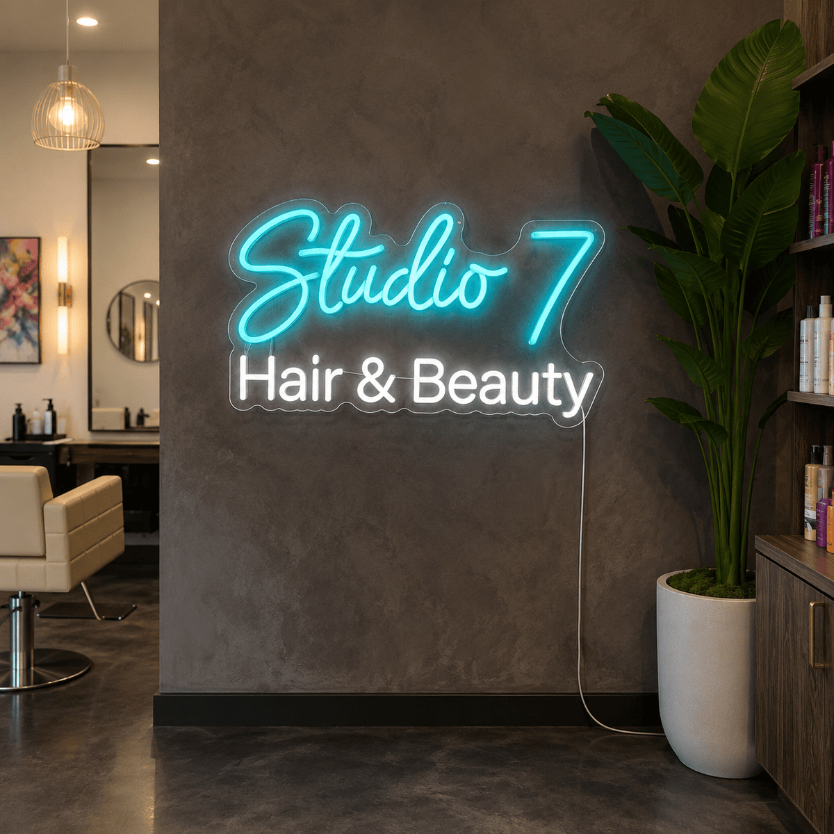Studio 7 Hair And Beauty LED Neon Sign - Shineneon