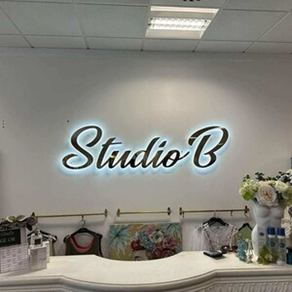 Studio B 3D Backlit Channel Letters Led Light Sign - Shineneon