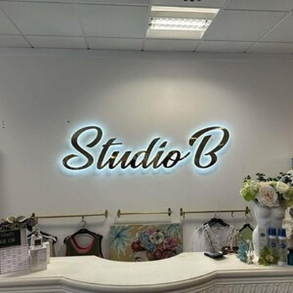 Studio B 3D Backlit Channel Letters Led Light Sign - Shineneon