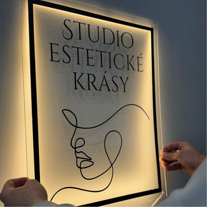 Studio Esteticke Krasy Acrylic Business Logo Sign