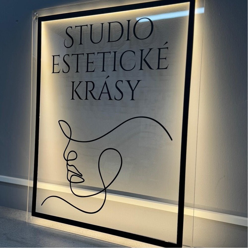 Studio Esteticke Krasy Acrylic Business Logo Sign - Shineneon