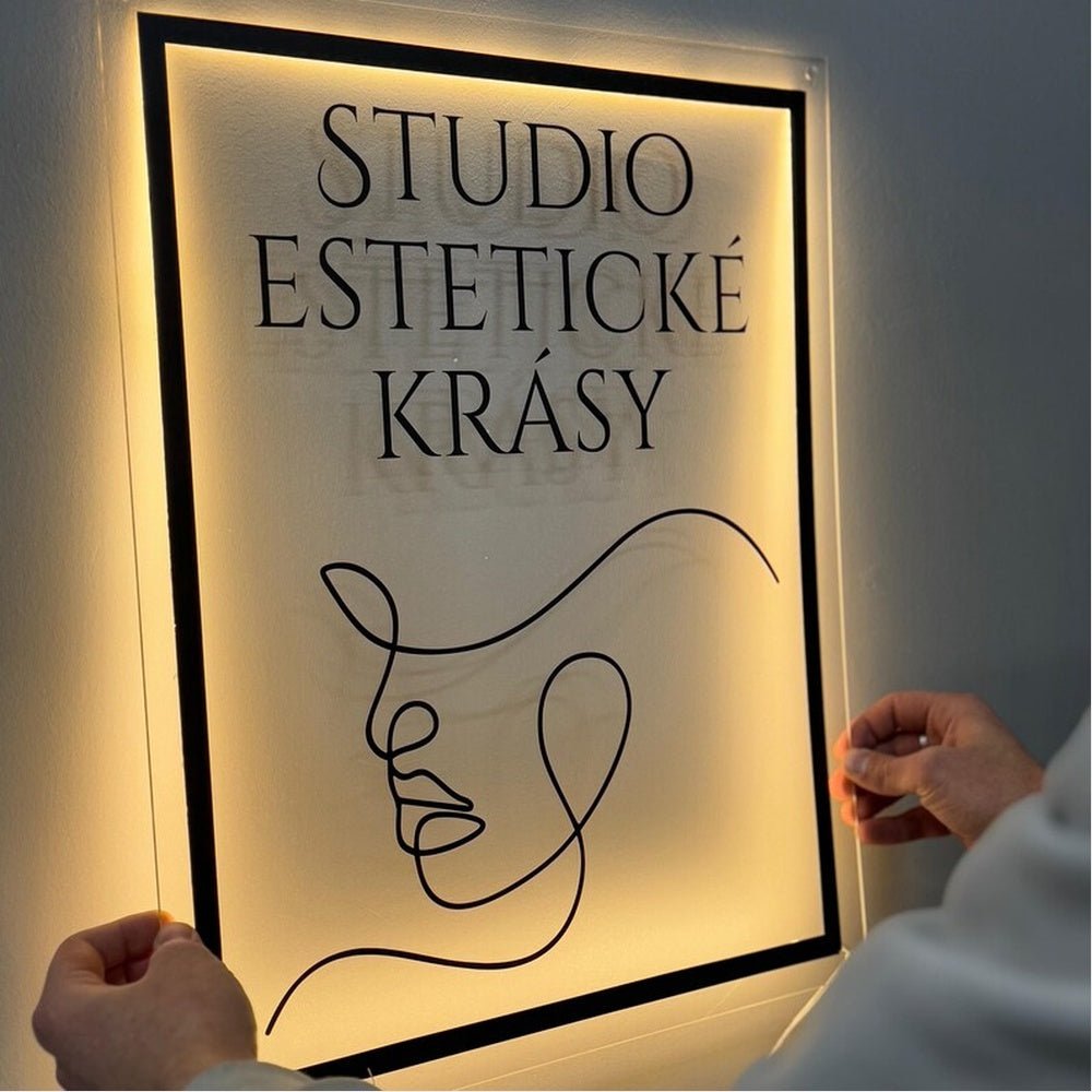 Studio Esteticke Krasy Acrylic Business Logo Sign - Shineneon