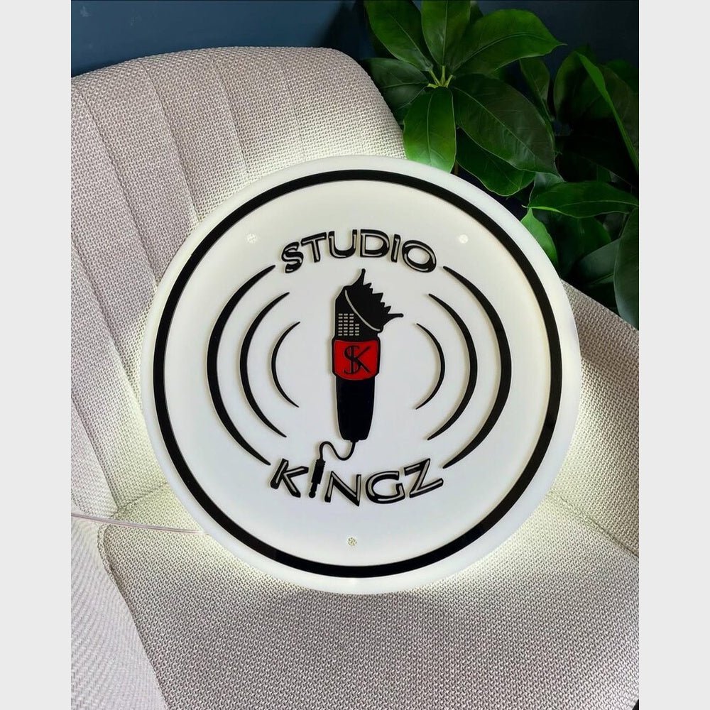 Studio Kingz Acrylic Business Logo Sign - Shineneon