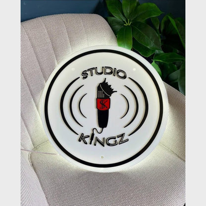 Studio Kingz Acrylic Business Logo Sign - Shineneon