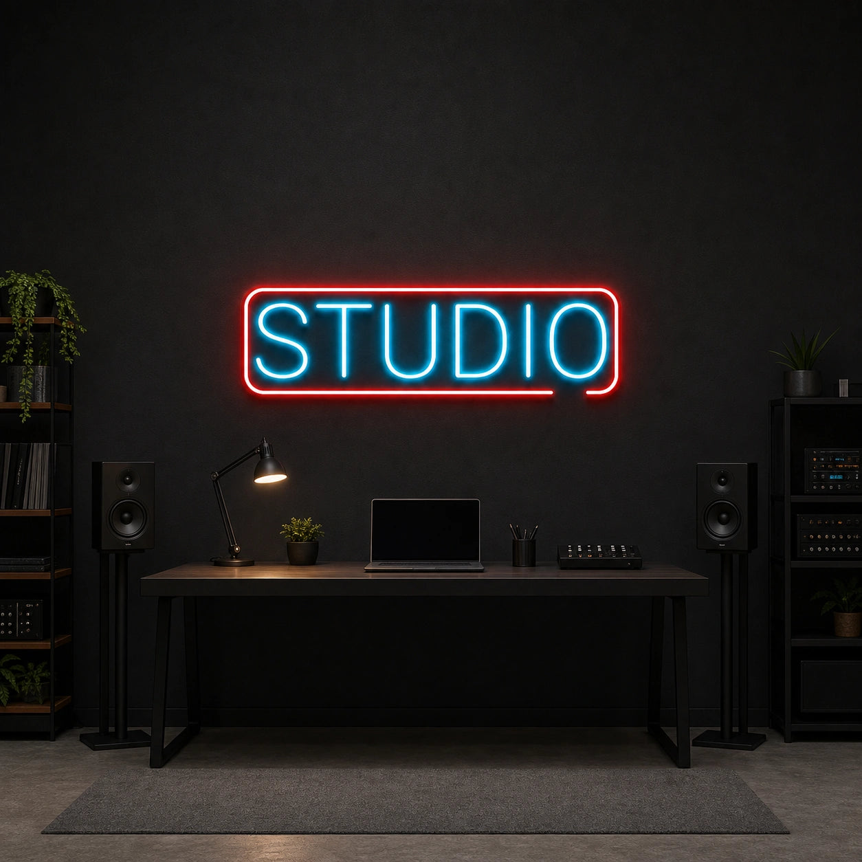 Studio LED Neon Sign Garage Man Cave Neon Sign size image