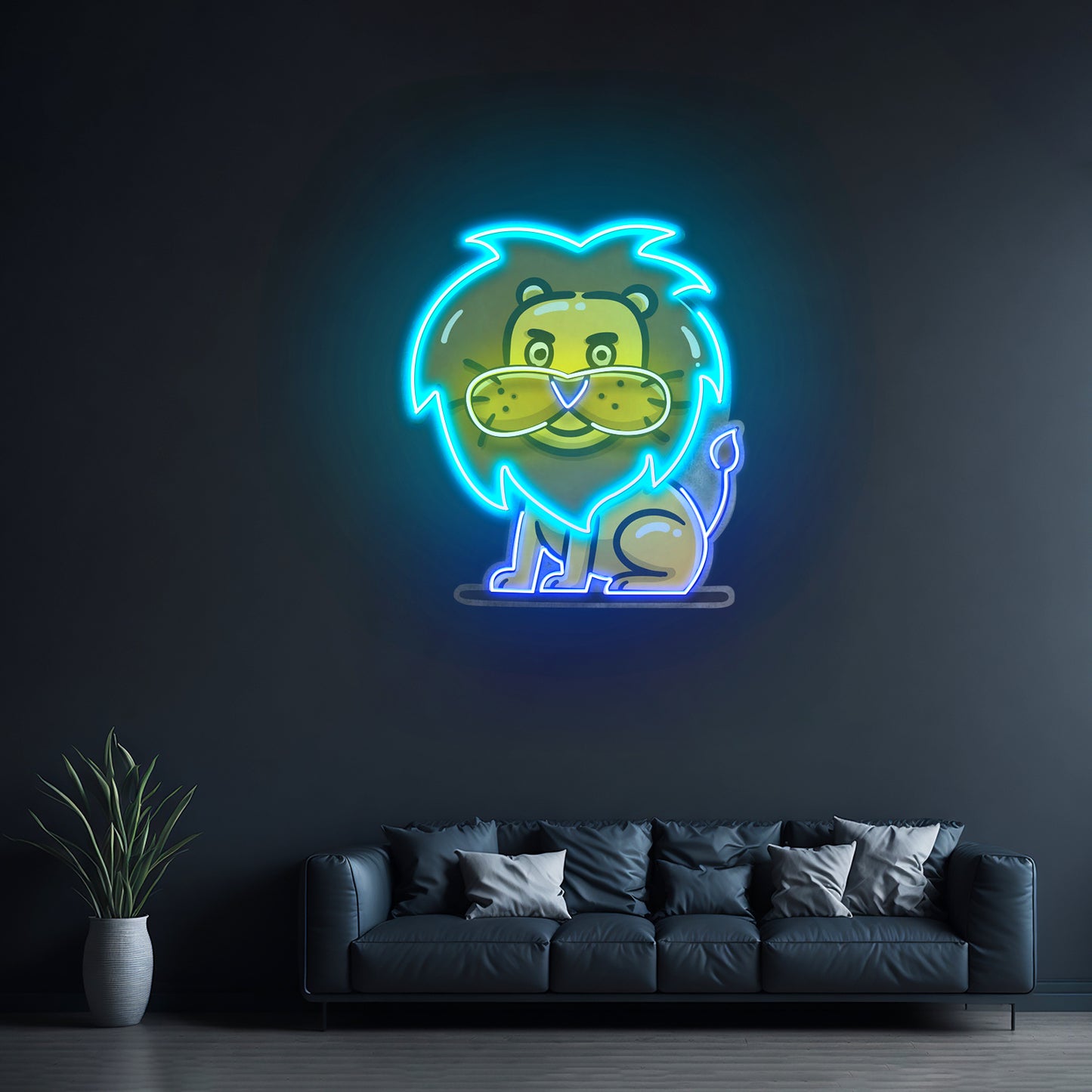 Stupid Lion Led Neon Sign Light Custom Led Signs